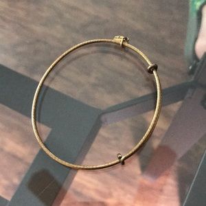 Alex and Ani spacer bangle in gold